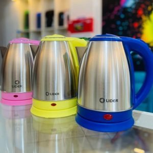 Chaleira Elétrica Inox LIDER Colorida