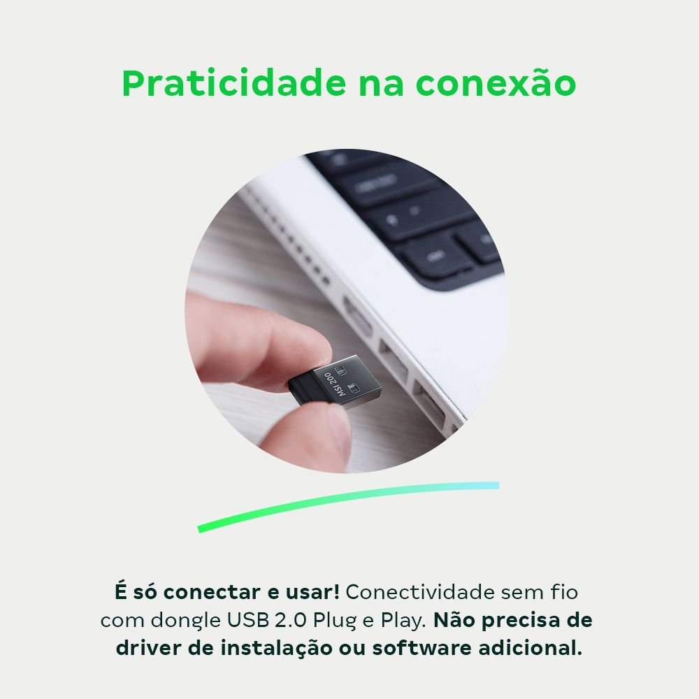 Adaptador Wi-Fi USB MS1200