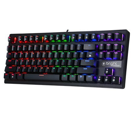 Teclado Mecânico Gamer Bright RGB