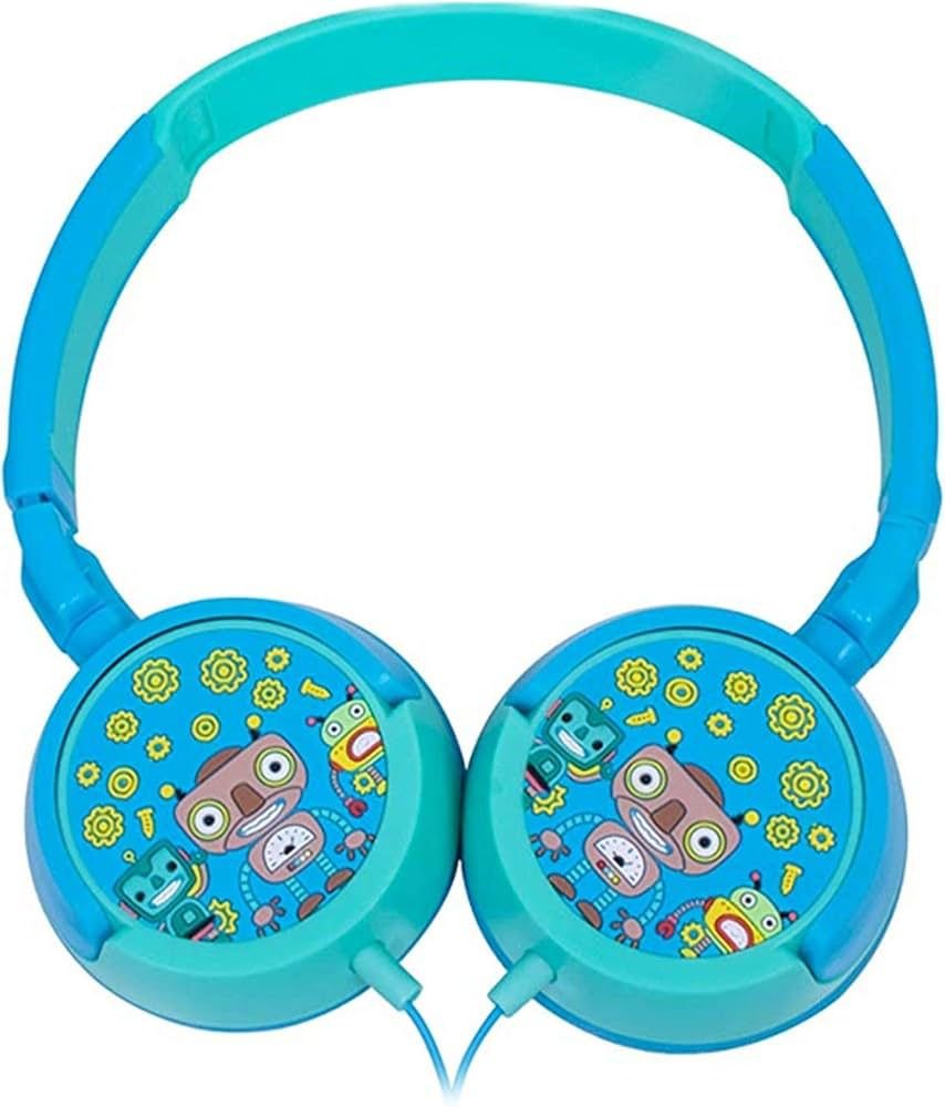 Fone de Ouvido Infantil Dobrável Colorido com Fio - Imagem 2