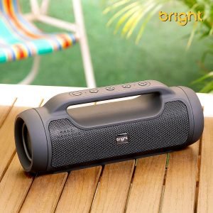 Caixa de Som Bluetooth Boombox Portátil com Alça de Transporte
