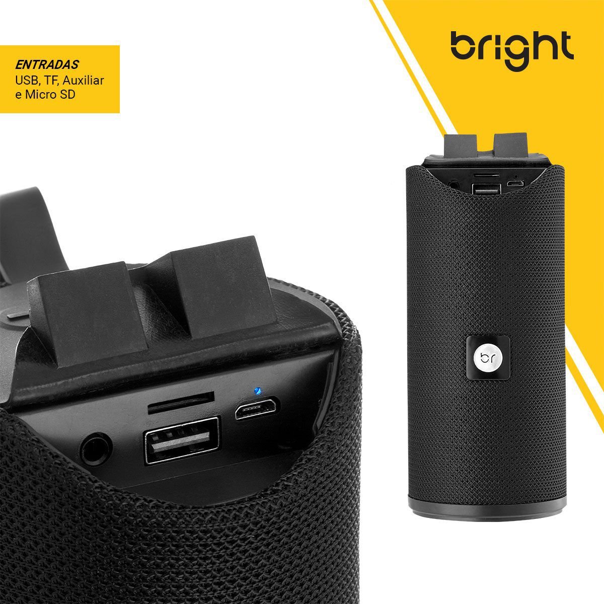 Caixa de Som Bluetooth Portátil com Base de Recarga e Alça - Imagem 3