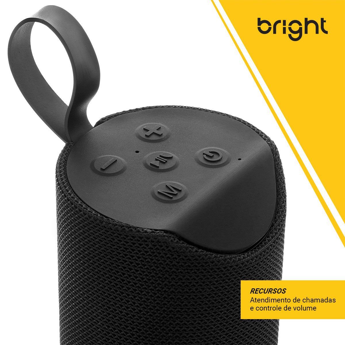 Caixa de Som Bluetooth Portátil com Base de Recarga e Alça - Imagem 4