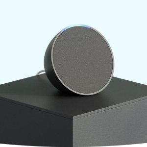 Mini Caixa de Som Bluetooth Portátil com Base de Apoio