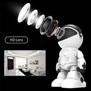 Câmera de Segurança WiFi Robô 360° Full HD