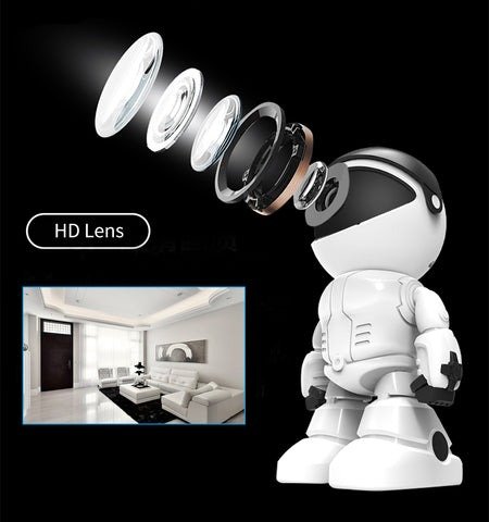 Câmera de Segurança WiFi Robô 360° Full HD