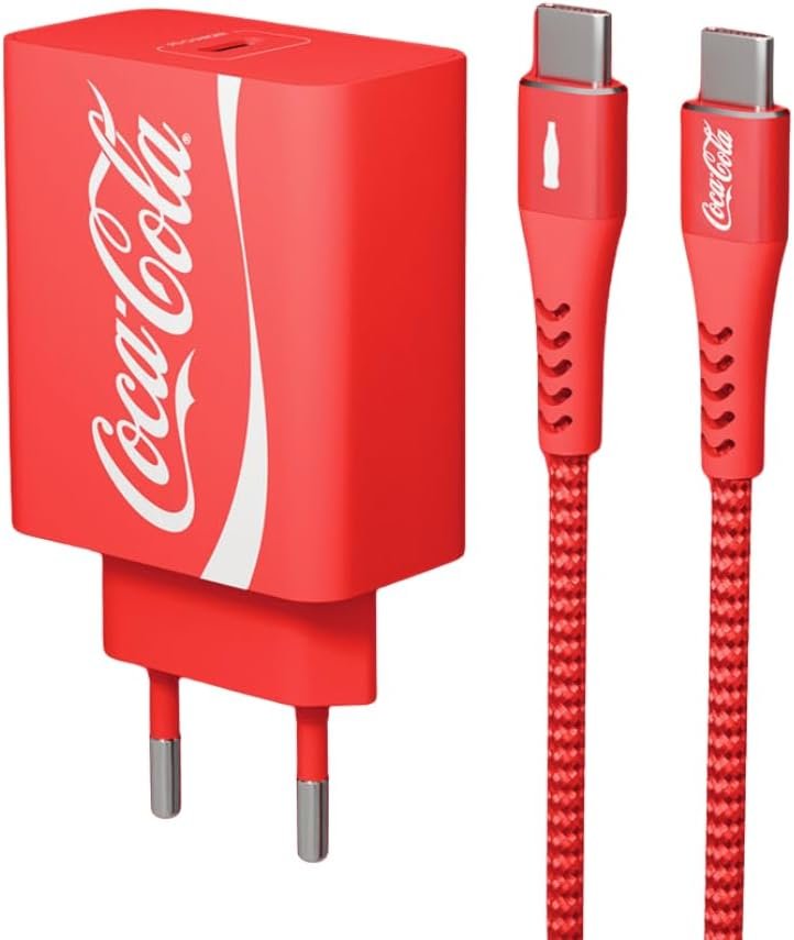 Kit Carregador de Parede Turbo + Cabo USB Reforçado - Edição Vermelha
