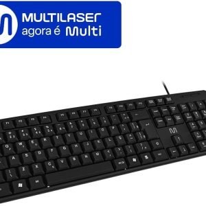 Teclado USB com Fio Slim - Layout ABNT2